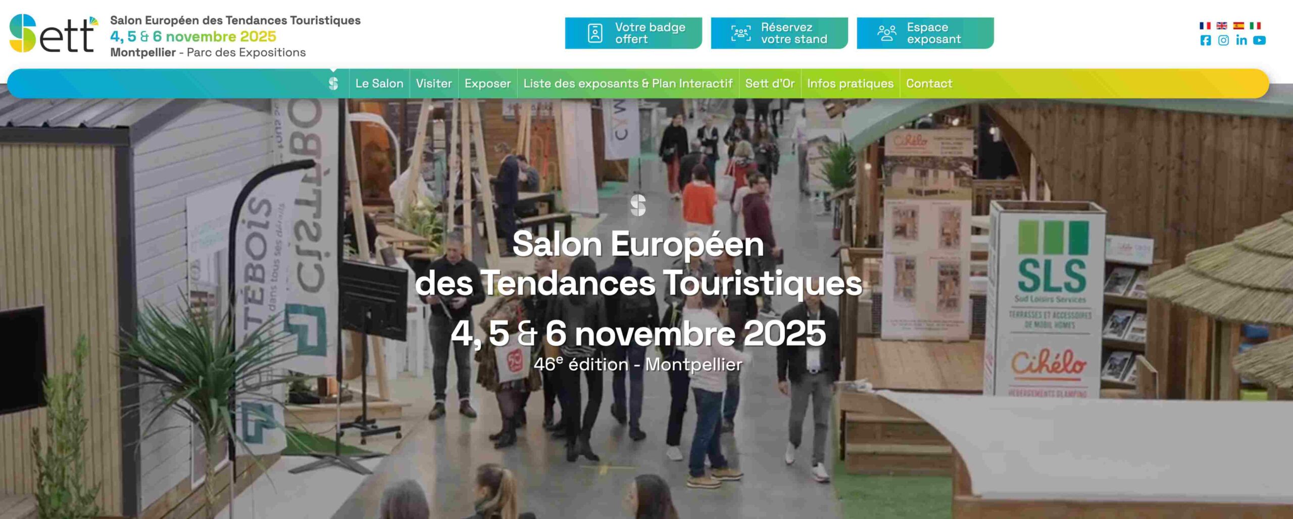 Le SETT 2025 s’annonce comme l’événement phare de l’Hôtellerie de Plein Air et des campings