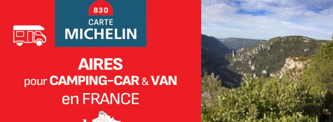 Nouvelle carte Michelin 2025 : aires pour camping-car & van en France