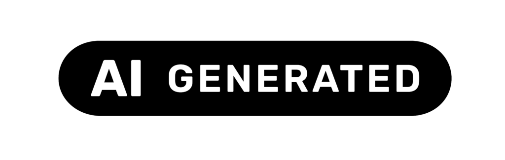 label ai generated black